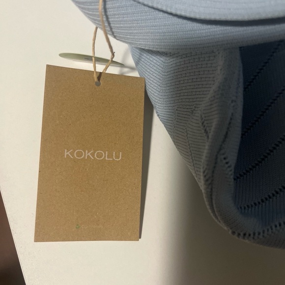 Light Blue Women's Tote Bag - Picture 4 of 5